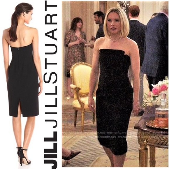 JILL JILL STUART Black Harlow Strapless Dress |  2 - Picture 3 of 13